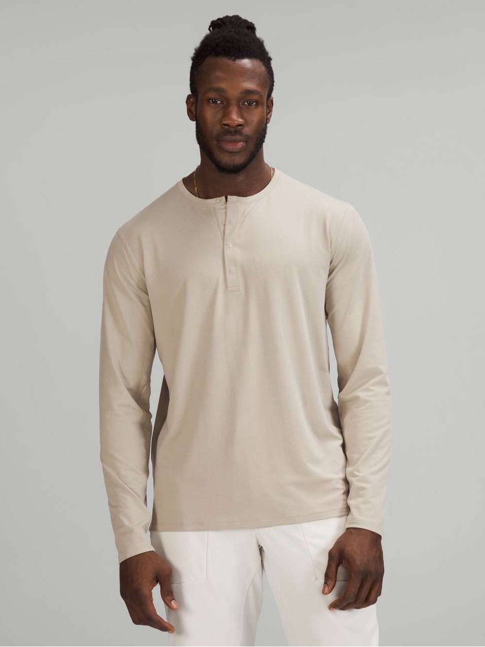 Lululemon Reinstate Long Sleeve Quarter Button Up Henley Sweater Shirt